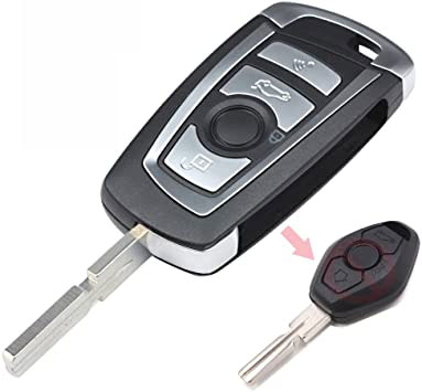 Normal car key conversion into flip key